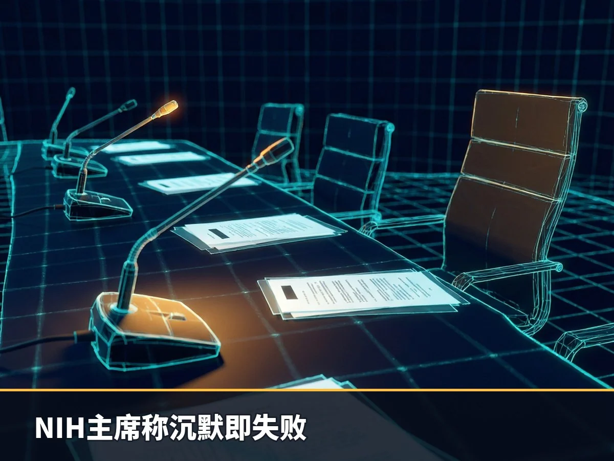 NIH主席称沉默即失败