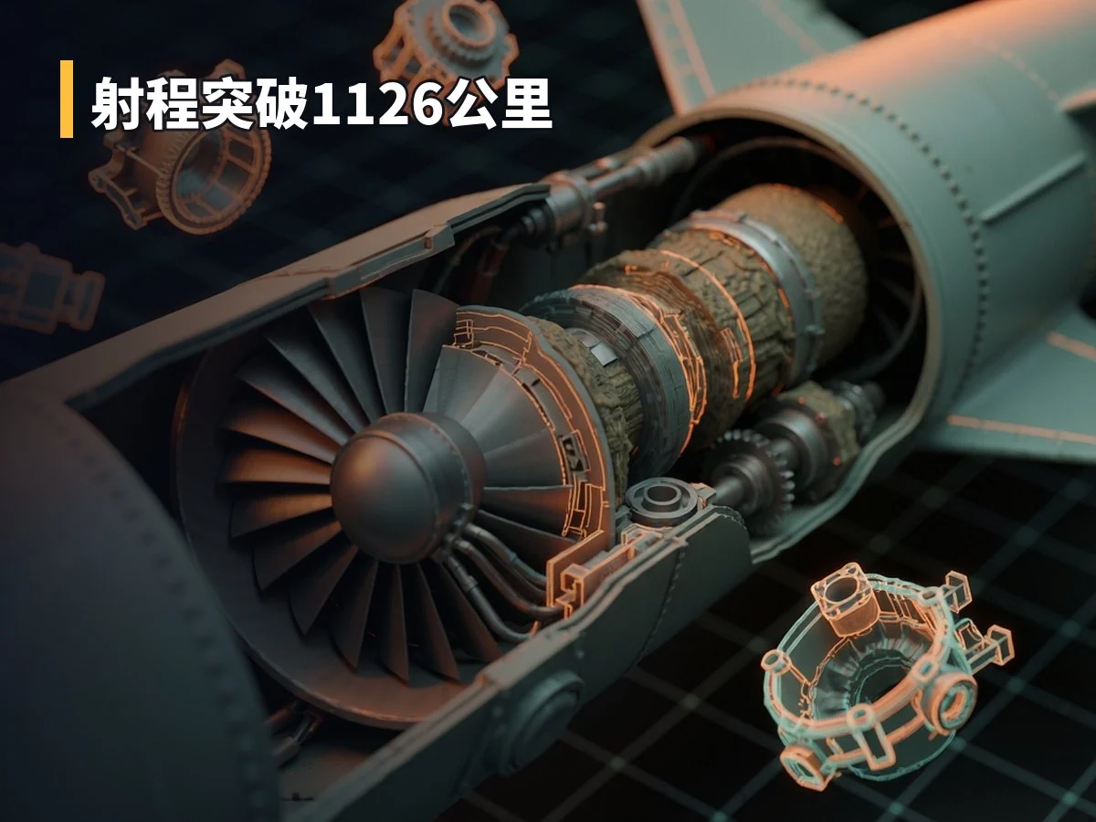 射程突破1126公里