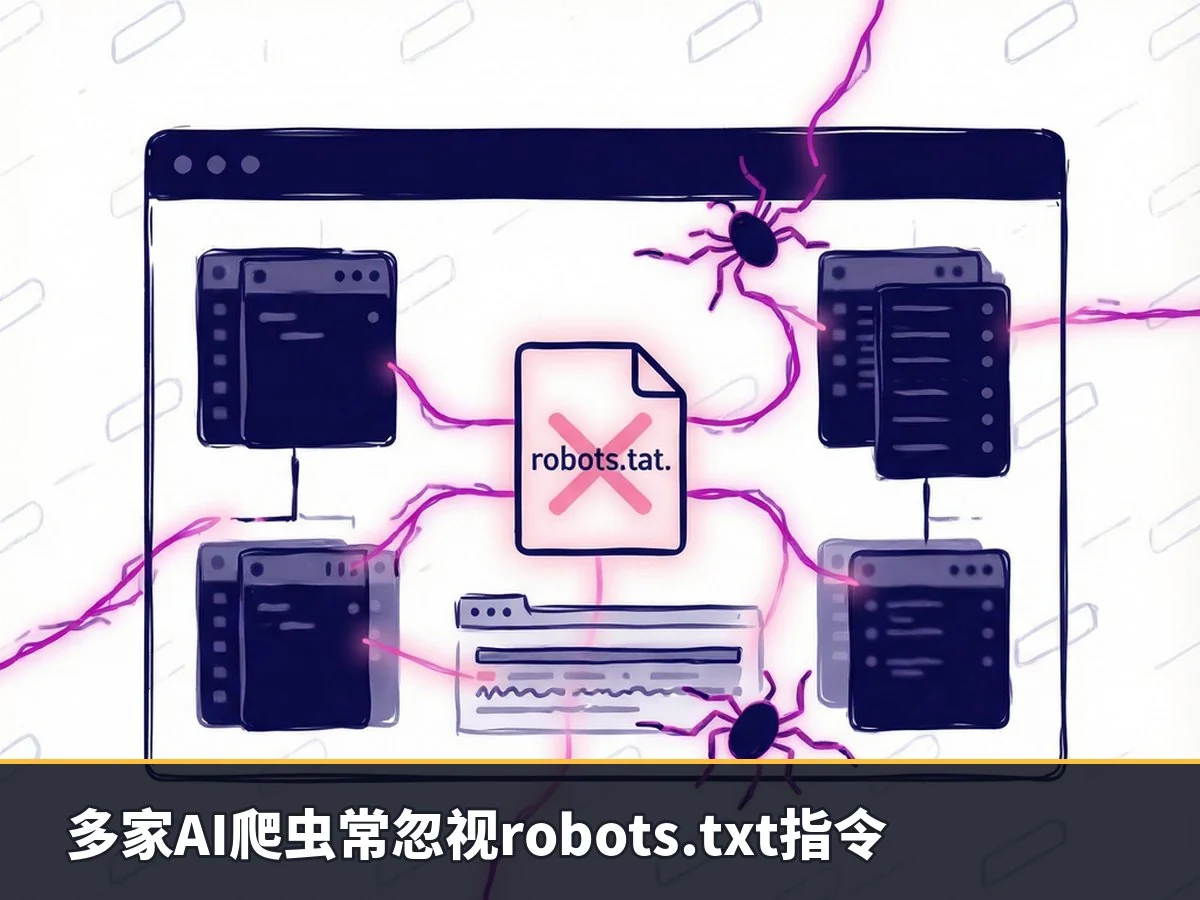 多家AI爬虫常忽视robots.txt指令