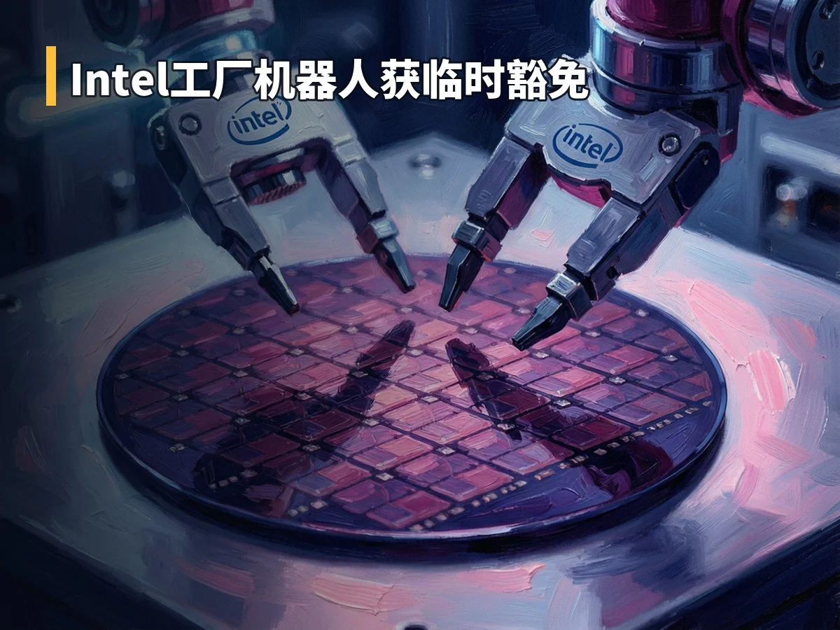Intel工厂机器人获临时豁免