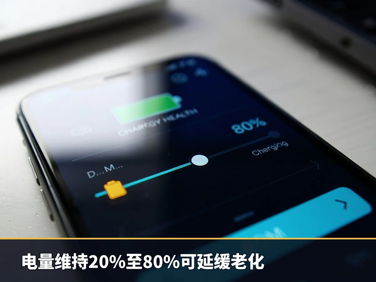 电量维持20%至80%可延缓老化