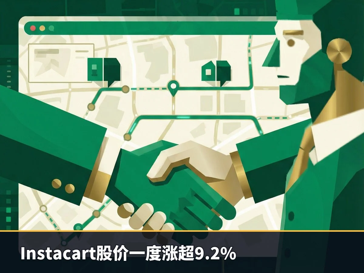 Instacart股价一度涨超9.2%