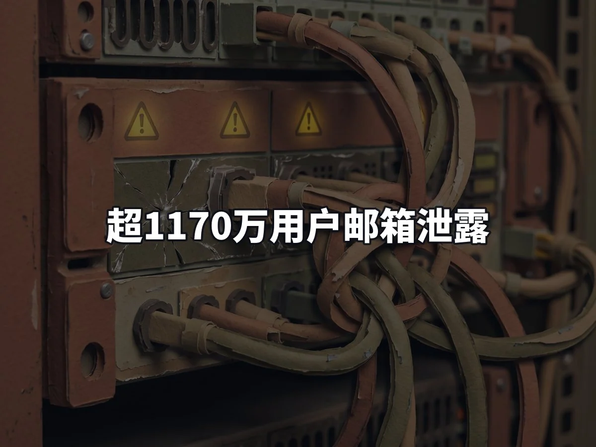 超1170万用户邮箱泄露