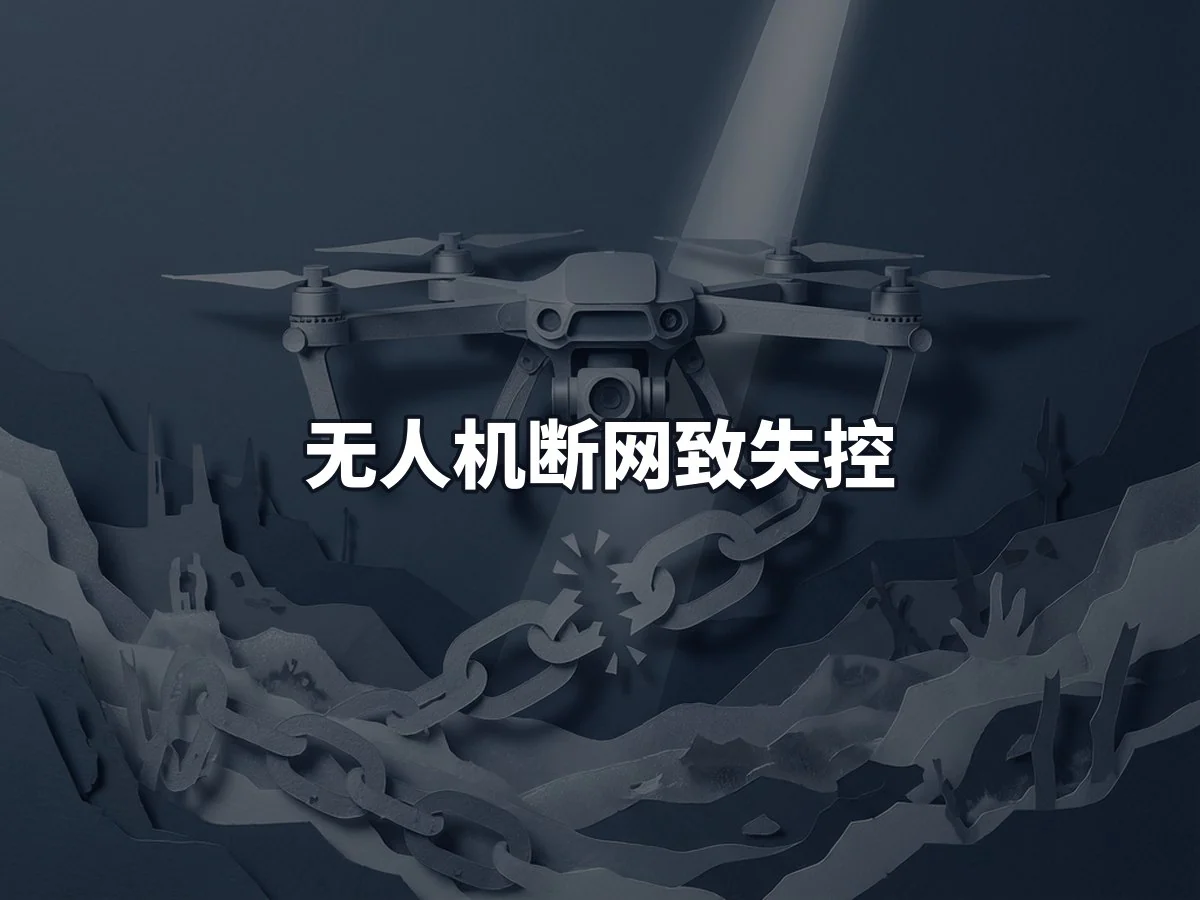 无人机断网致失控