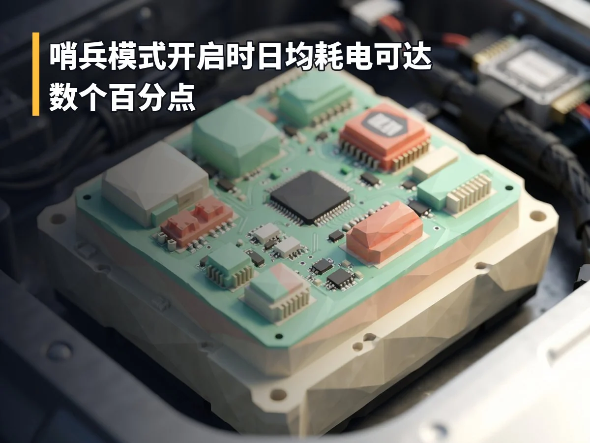 哨兵模式开启时日均耗电可达数个百分点