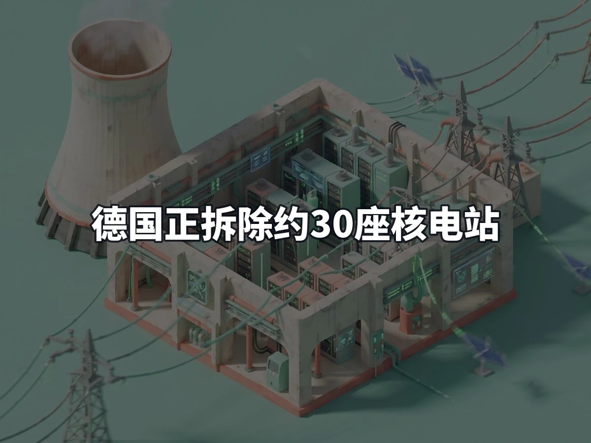 德国正拆除约30座核电站
