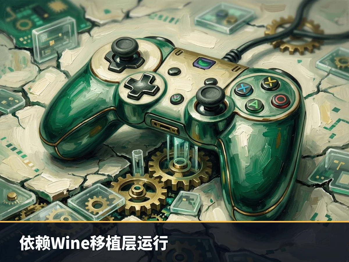 依赖Wine移植层运行