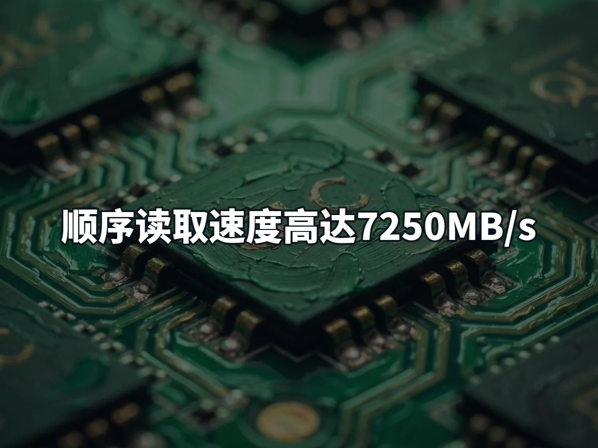 顺序读取速度高达7250MB/s