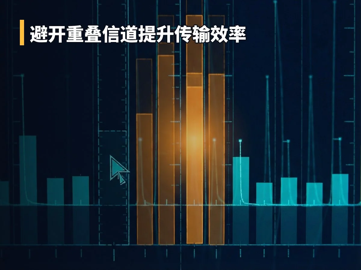 避开重叠信道提升传输效率
