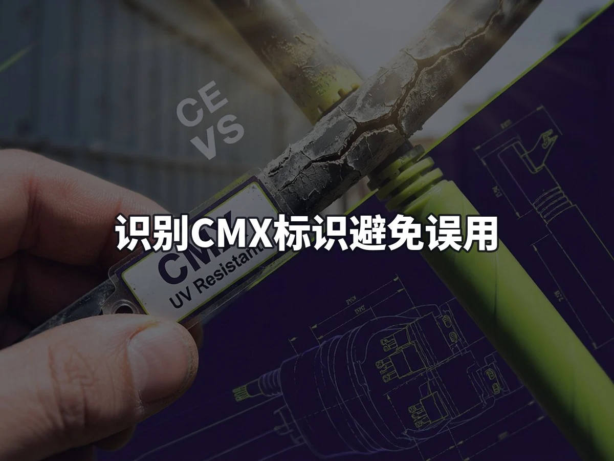 识别CMX标识避免误用