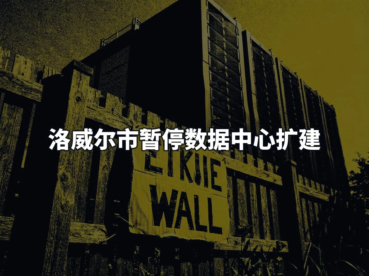 洛威尔市暂停数据中心扩建