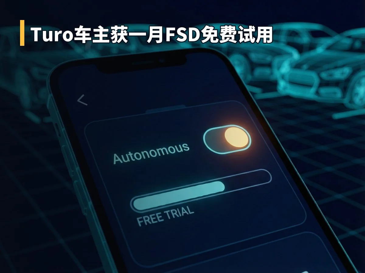 Turo车主获一月FSD免费试用