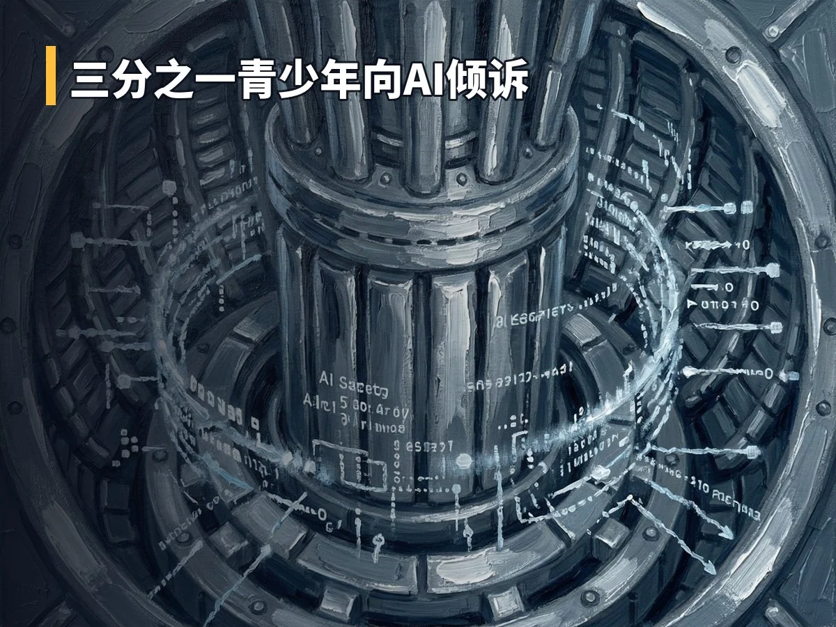 三分之一青少年向AI倾诉