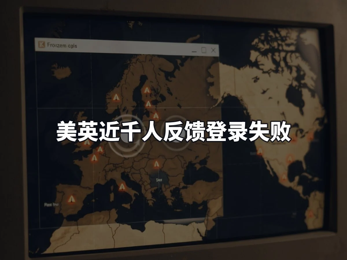 美英近千人反馈登录失败