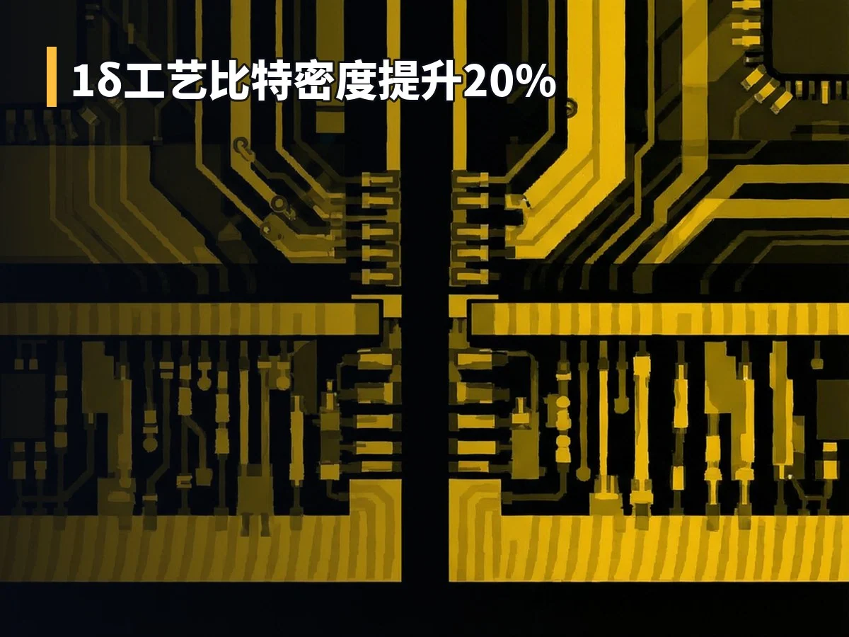 1δ工艺比特密度提升20%