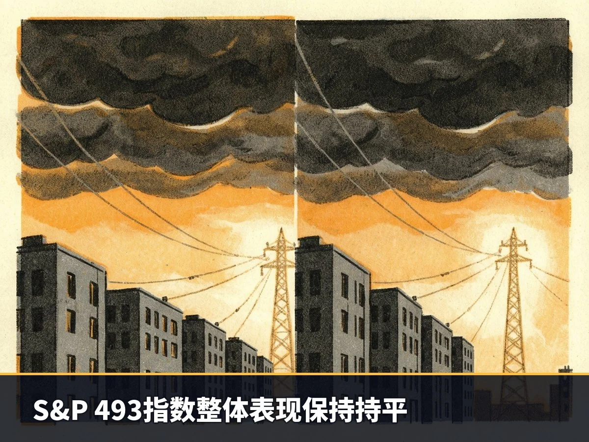 S&P 493指数整体表现保持持平