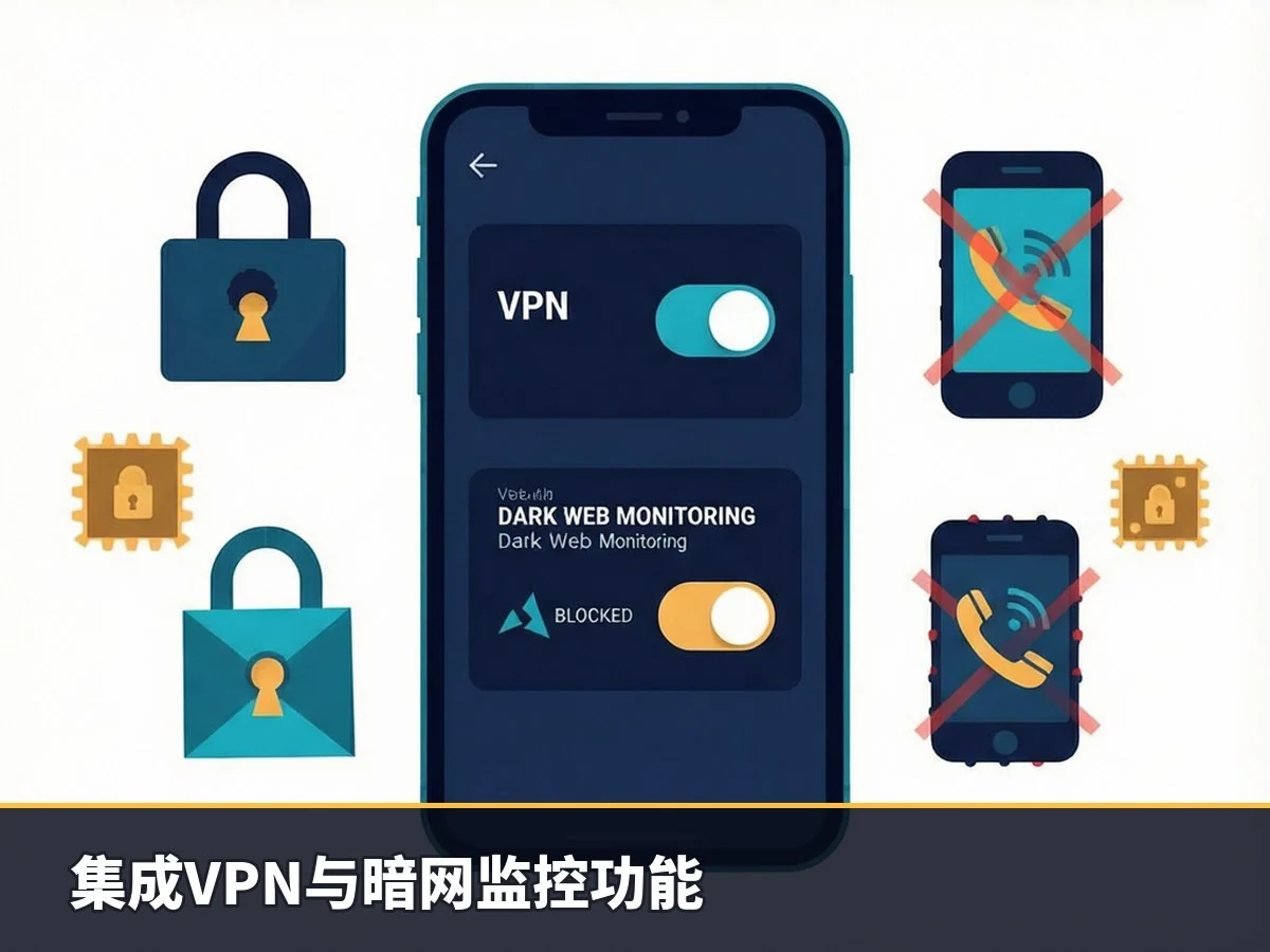 集成VPN与暗网监控功能