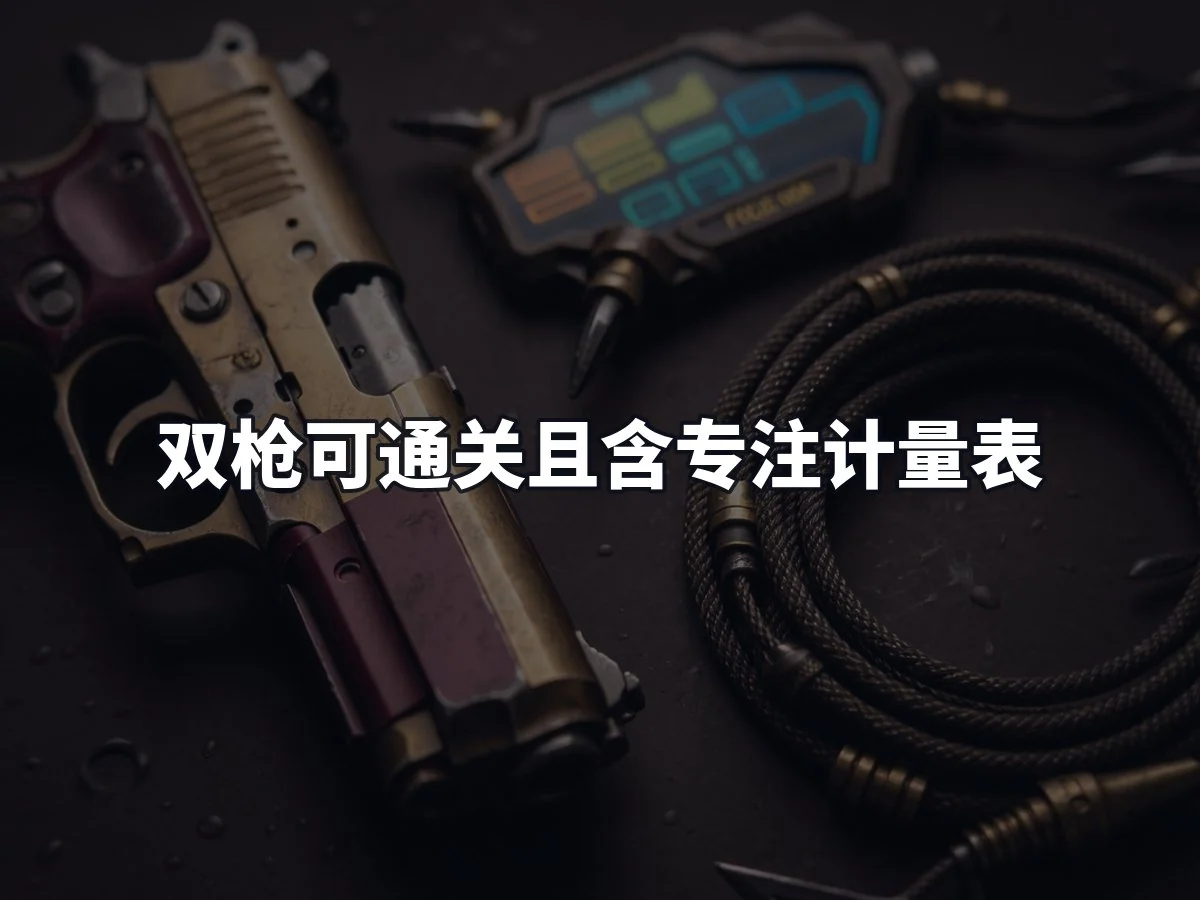 双枪可通关且含专注计量表