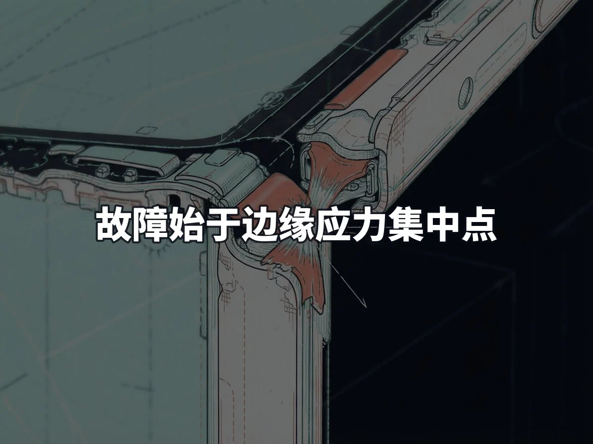 故障始于边缘应力集中点