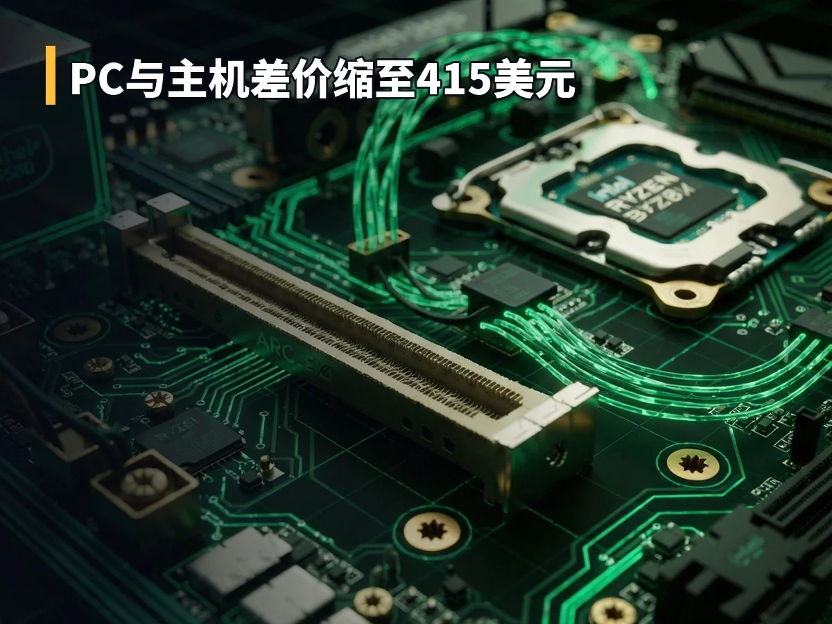 PC与主机差价缩至415美元