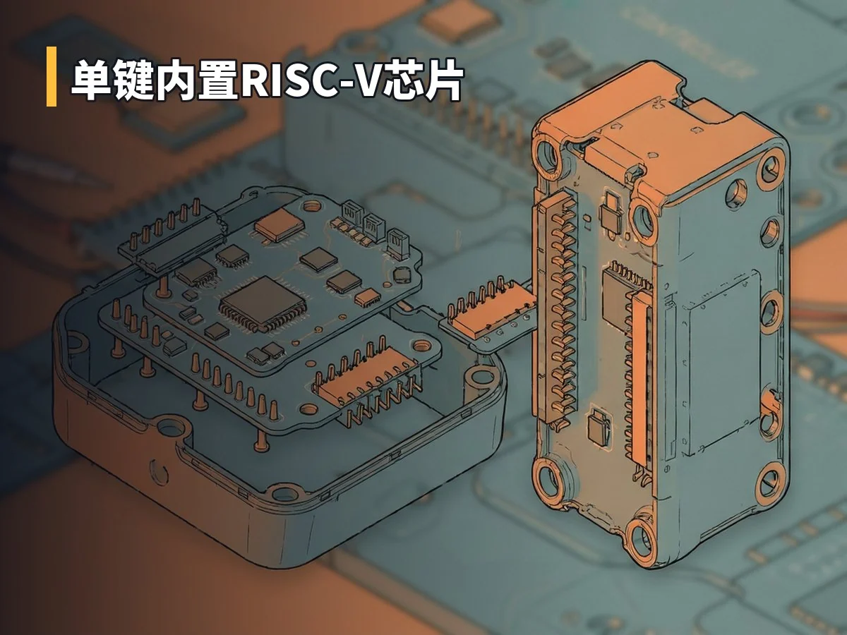 单键内置RISC-V芯片