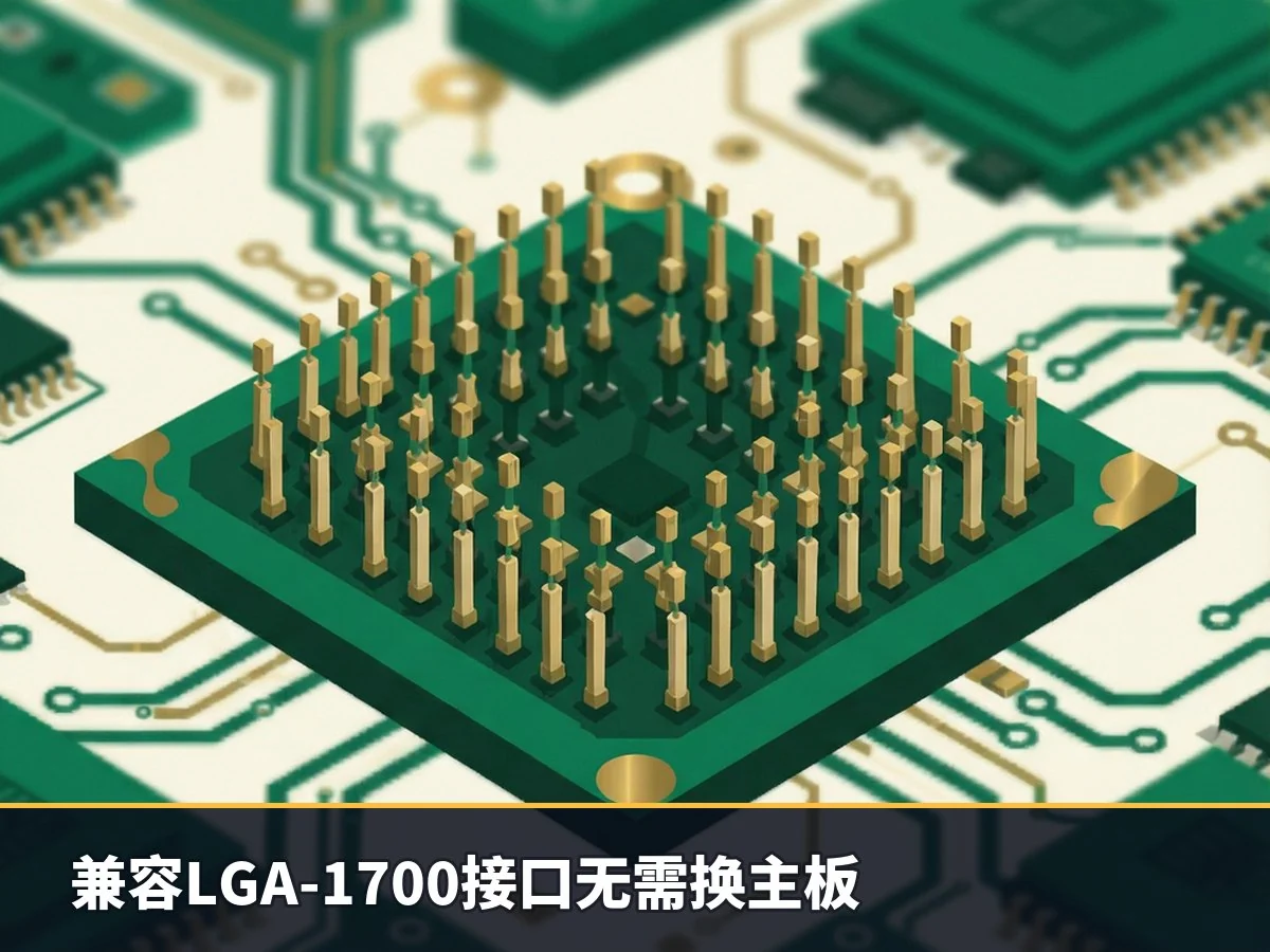 兼容LGA-1700接口无需换主板
