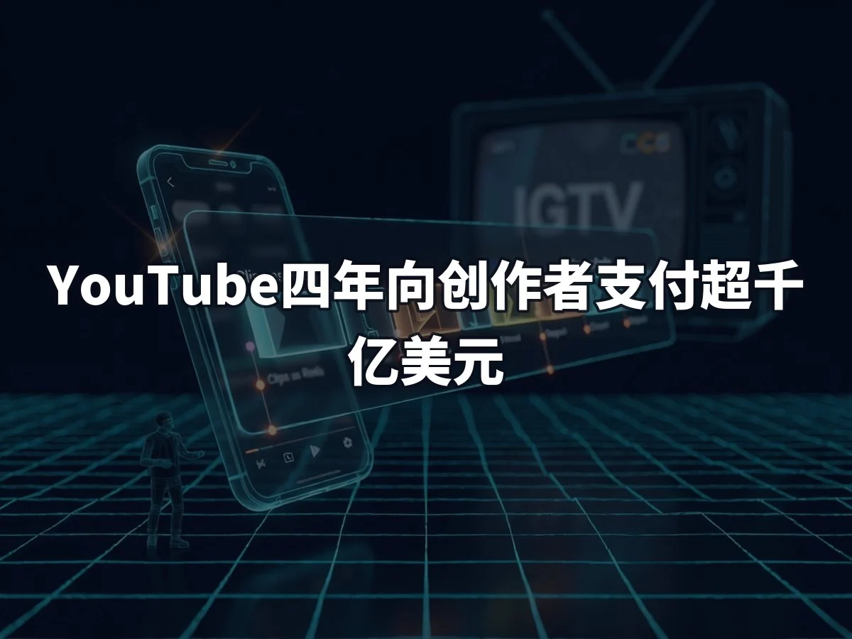 YouTube四年向创作者支付超千亿美元