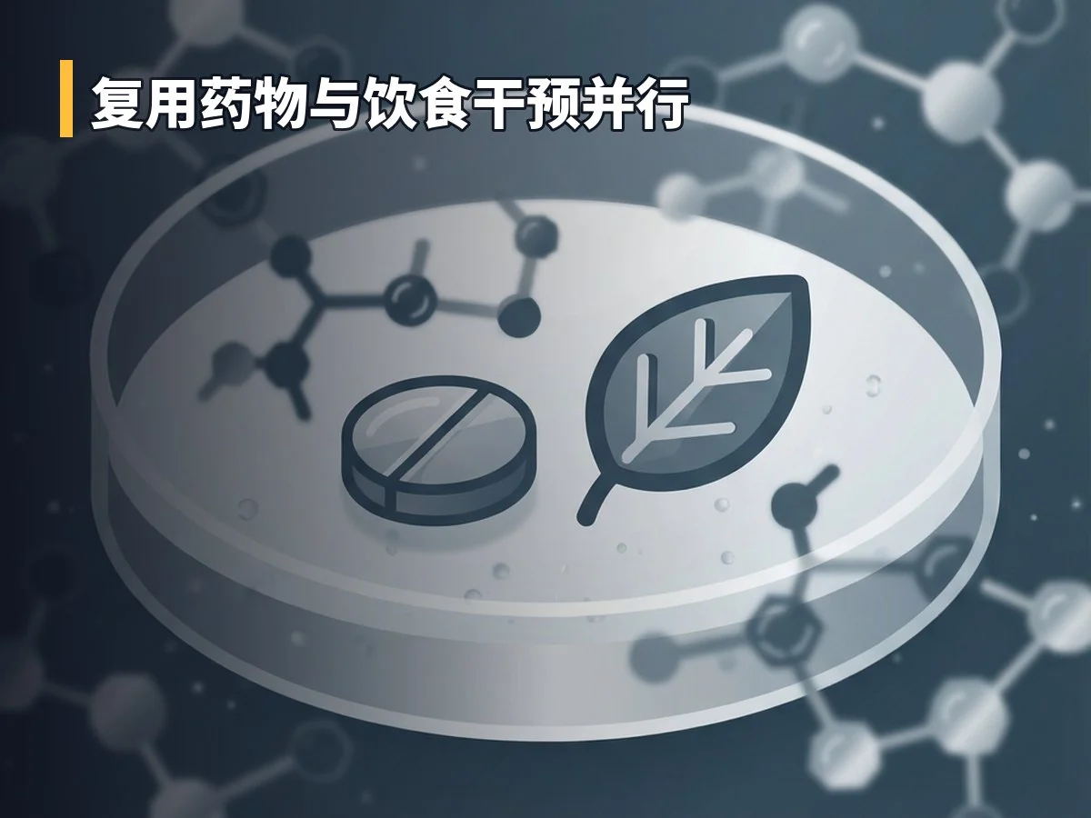 复用药物与饮食干预并行