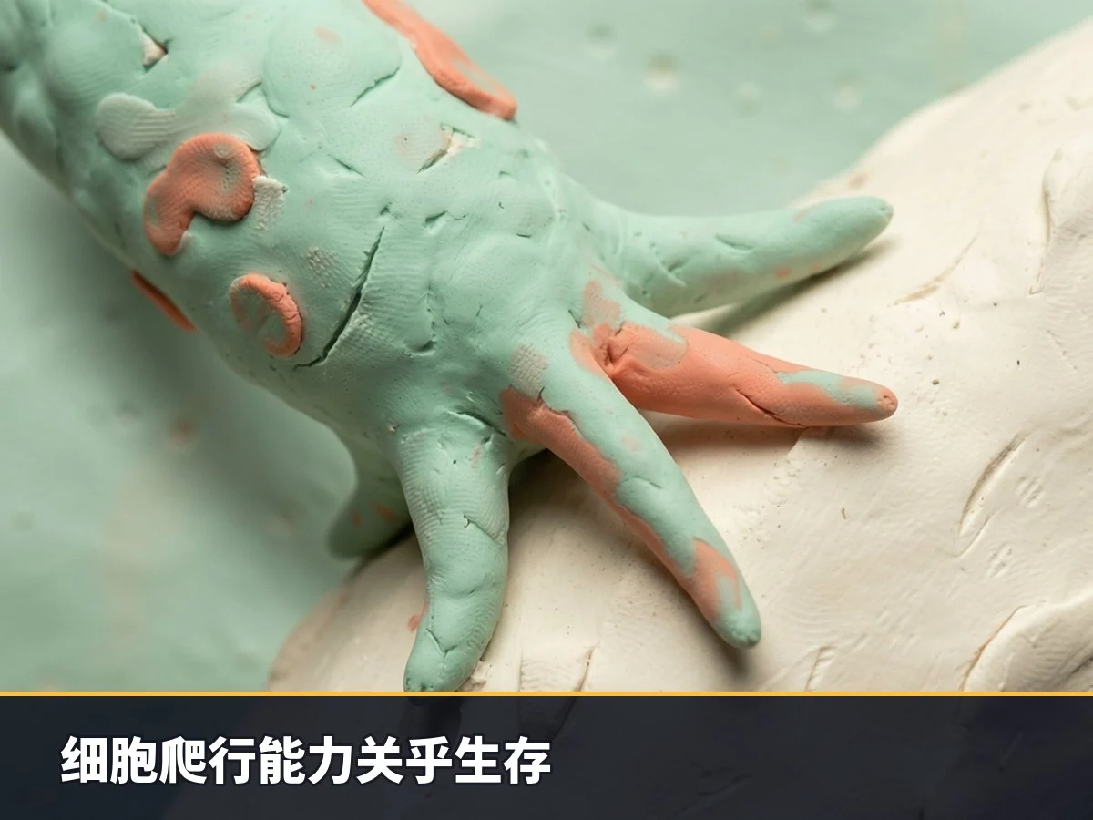 细胞爬行能力关乎生存