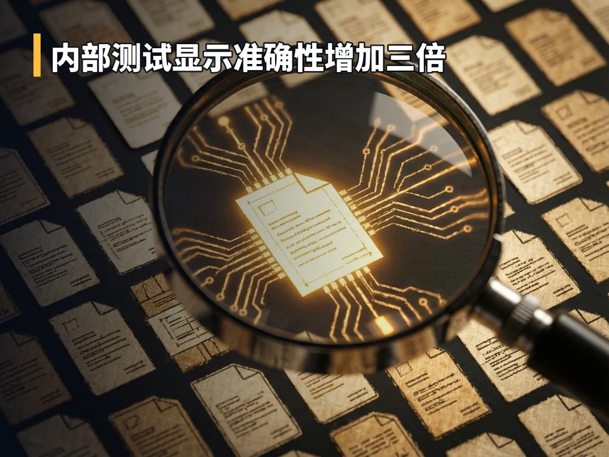 内部测试显示准确性增加三倍
