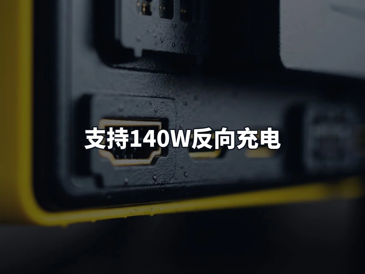 支持140W反向充电