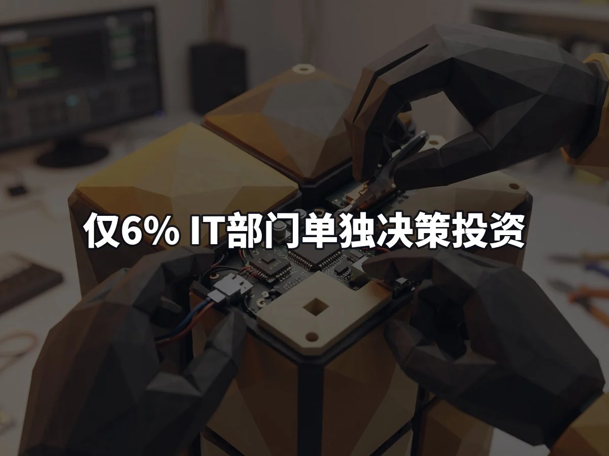 仅6% IT部门单独决策投资