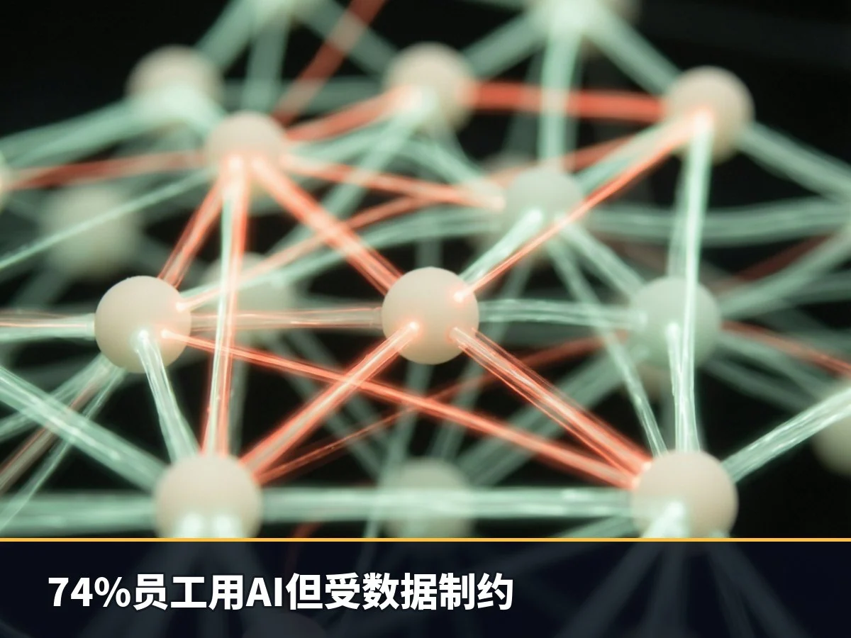 74%员工用AI但受数据制约