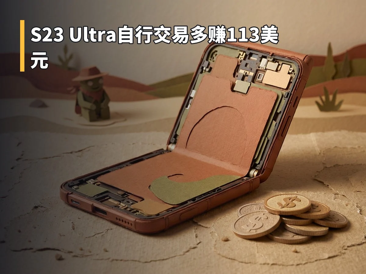 S23 Ultra自行交易多赚113美元