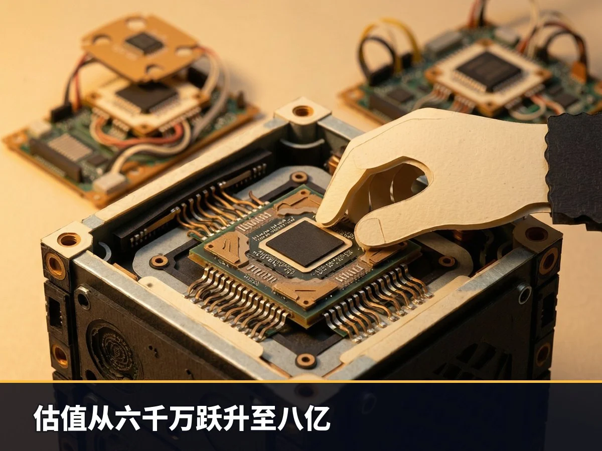 估值从六千万跃升至八亿