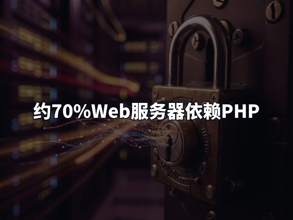约70%Web服务器依赖PHP