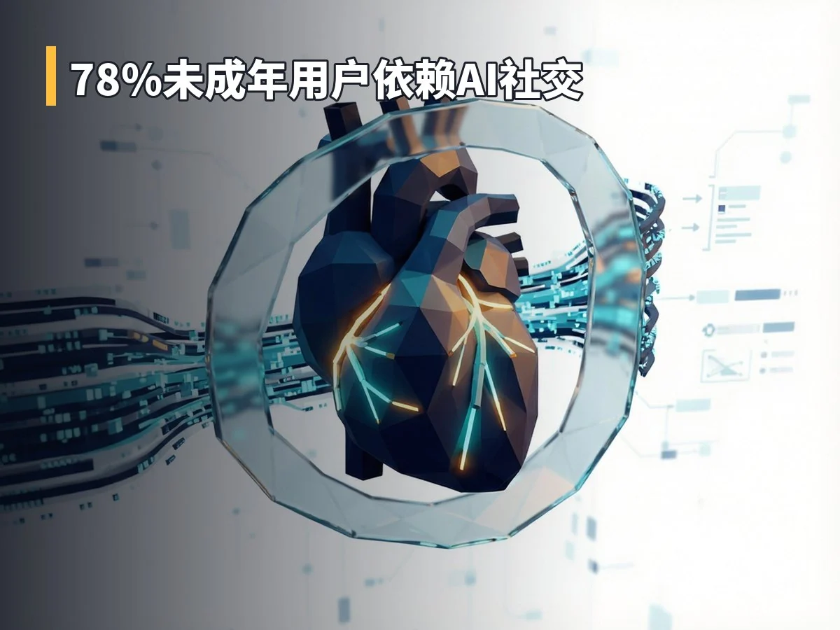 78%未成年用户依赖AI社交