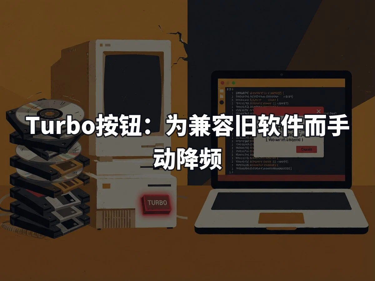 Turbo按钮:为兼容旧软件而手动降频