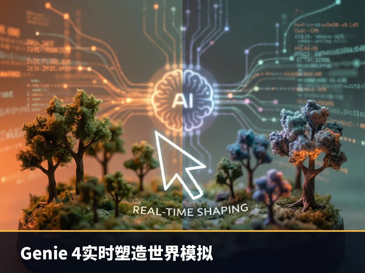 Genie 4实时塑造世界模拟