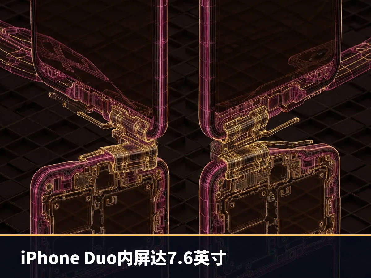 iPhone Duo内屏达7.6英寸