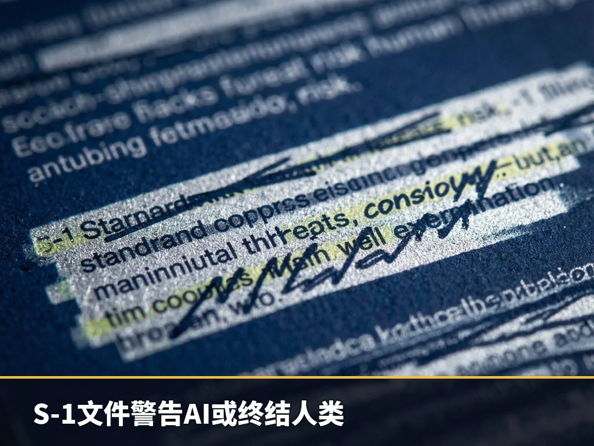 S-1文件警告AI或终结人类