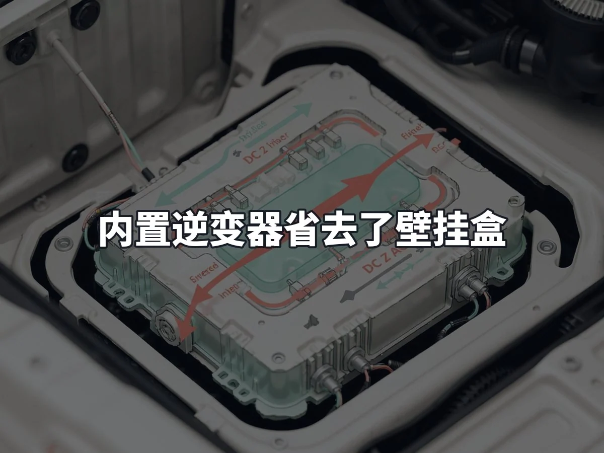 内置逆变器省去了壁挂盒
