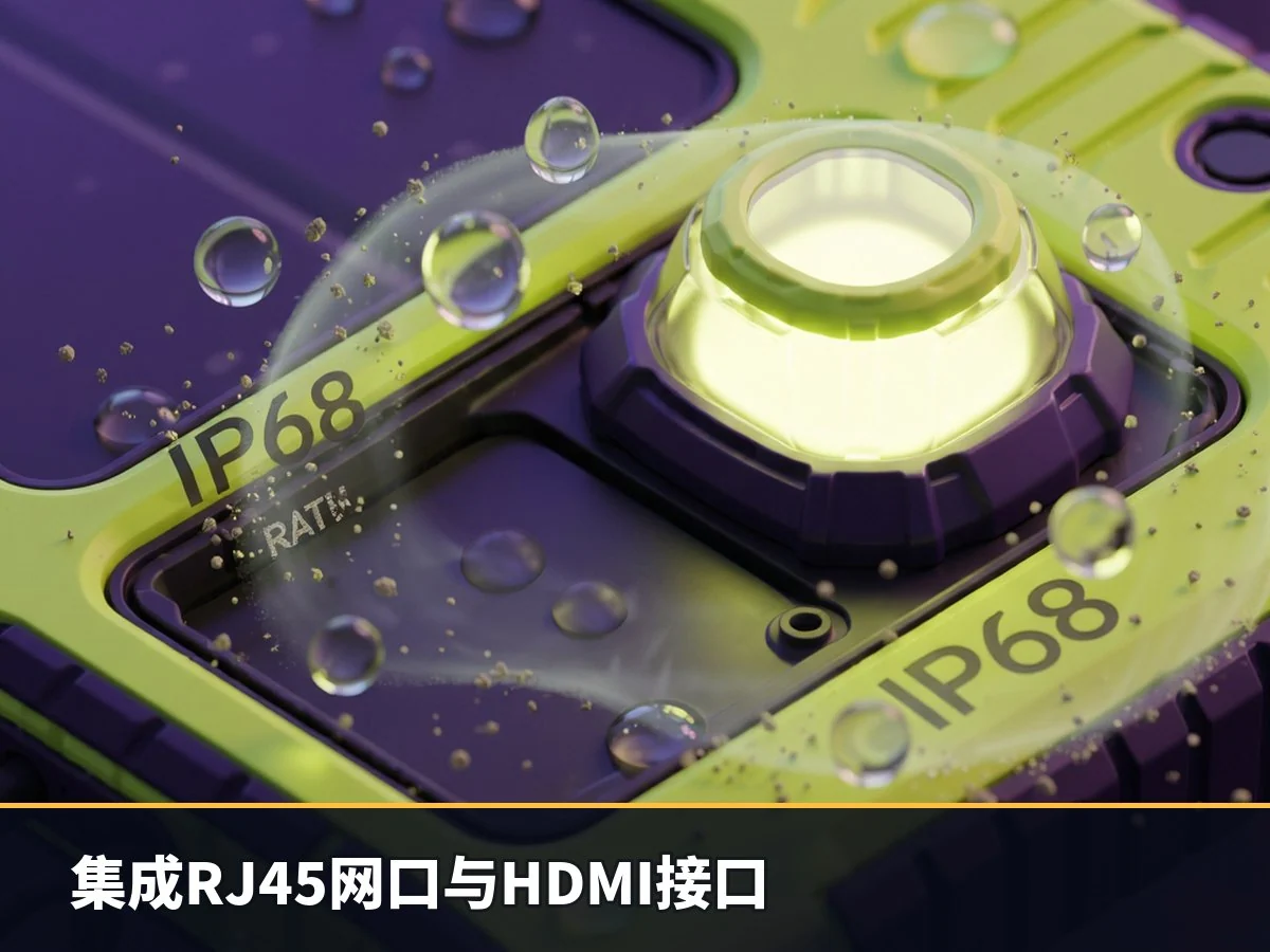 集成RJ45网口与HDMI接口