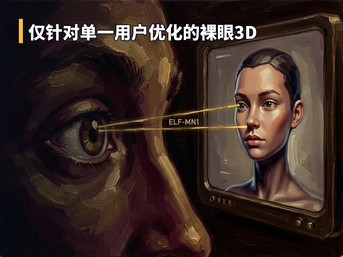 仅针对单一用户优化的裸眼3D