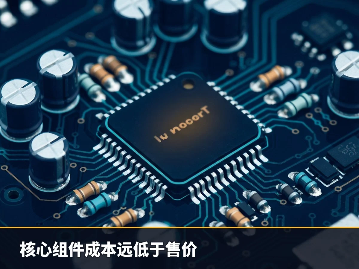 核心组件成本远低于售价