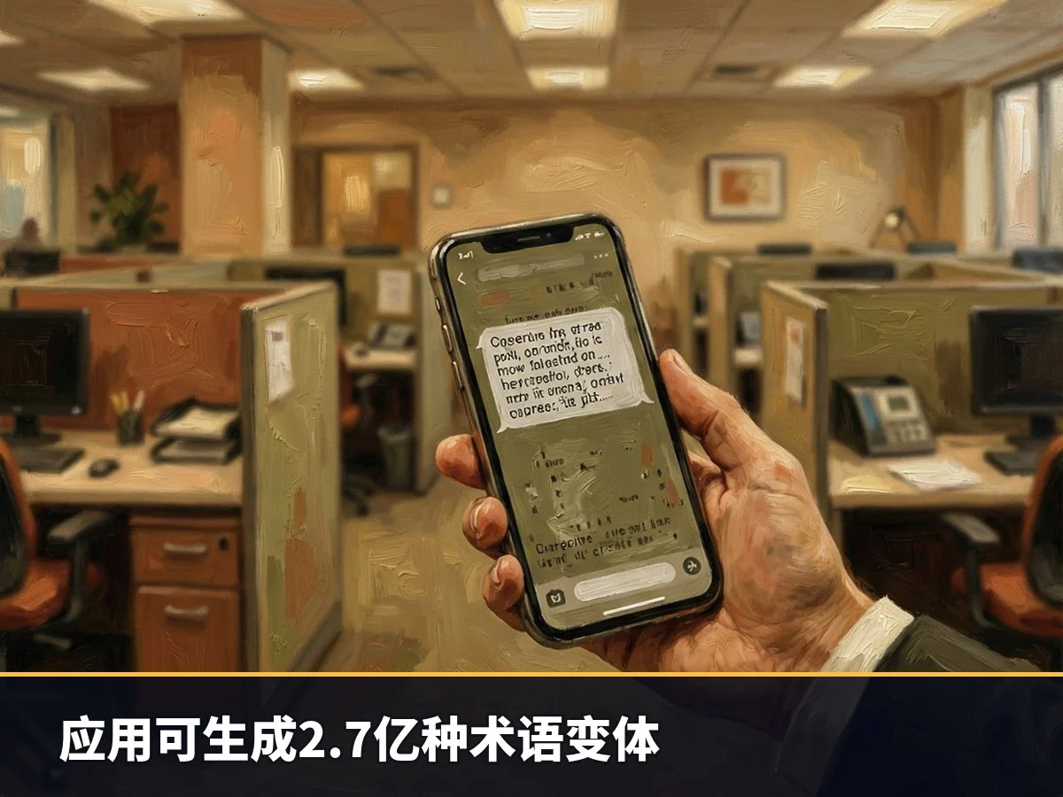 应用可生成2.7亿种术语变体
