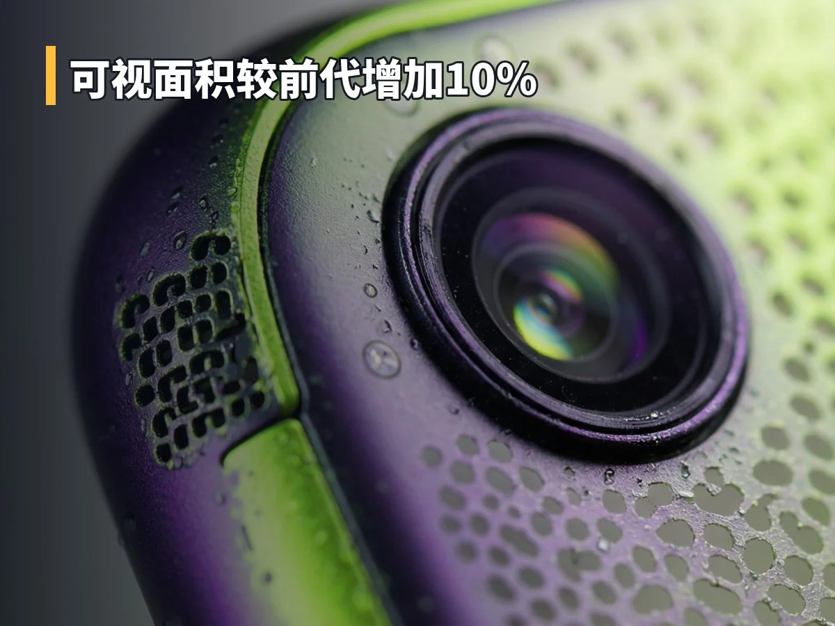 可视面积较前代增加10%