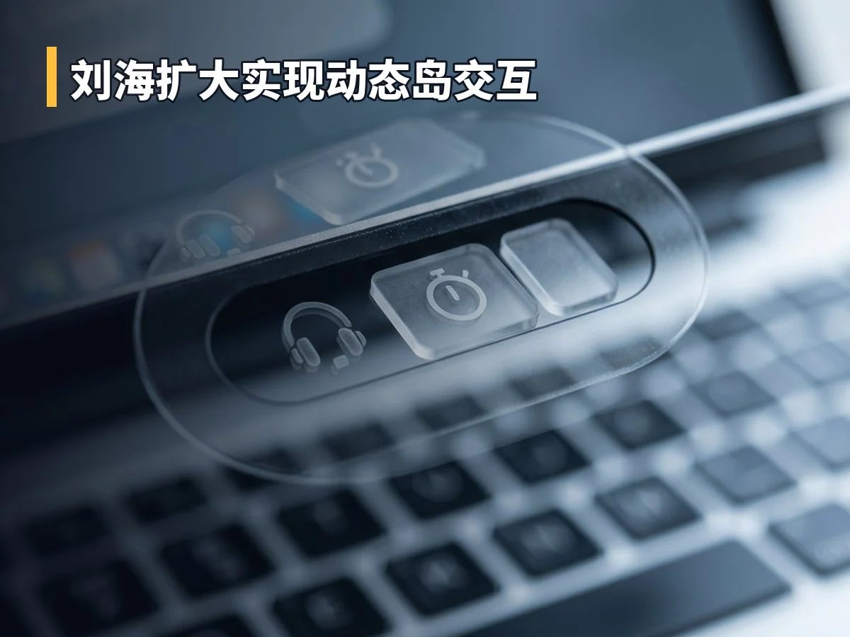 刘海扩大实现动态岛交互