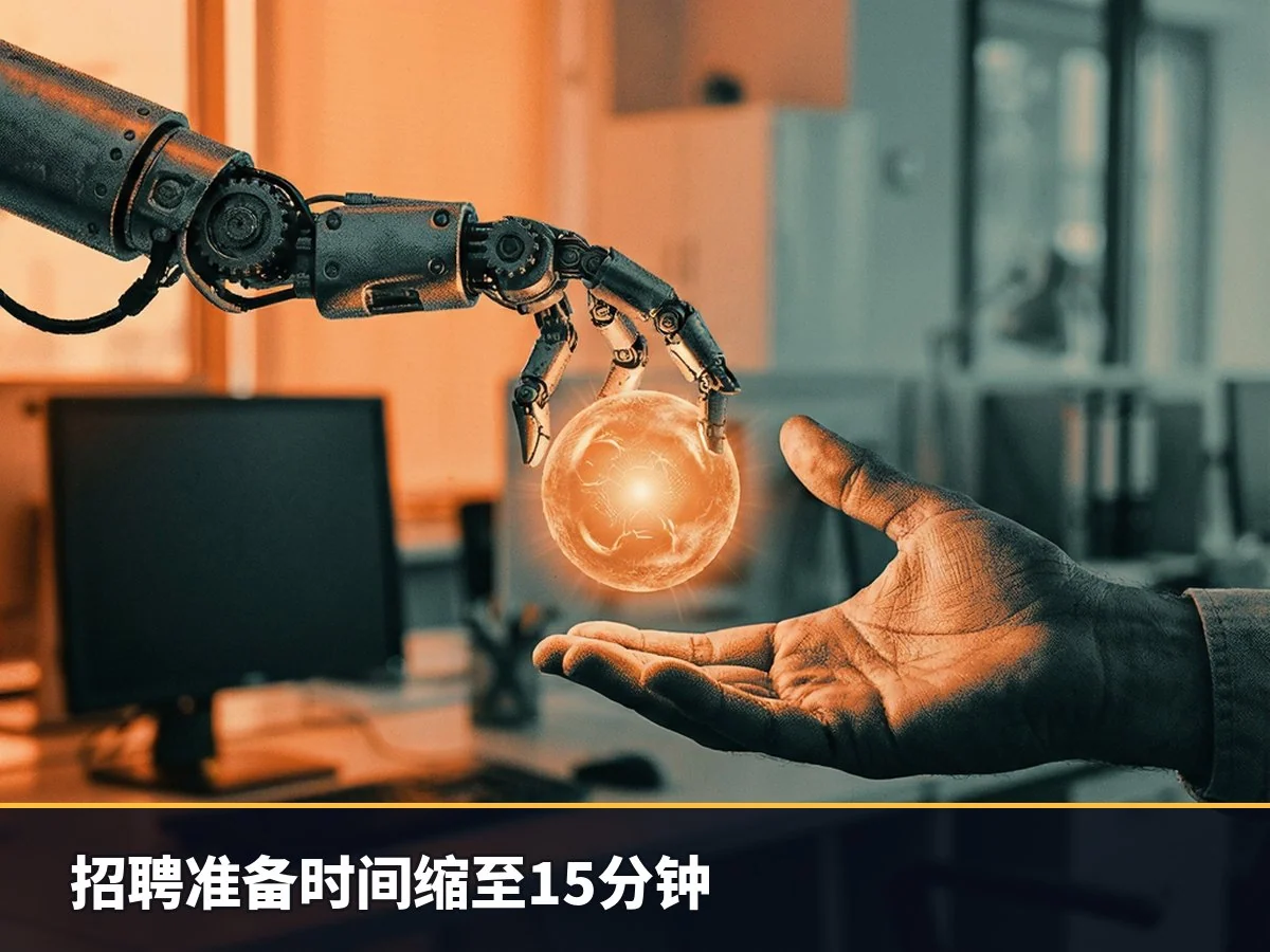 招聘准备时间缩至15分钟