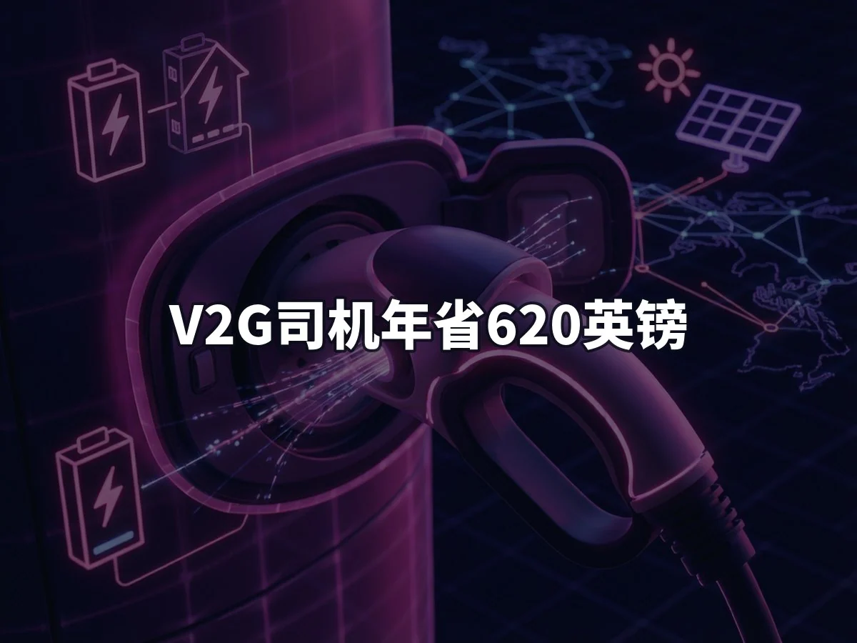 V2G司机年省620英镑